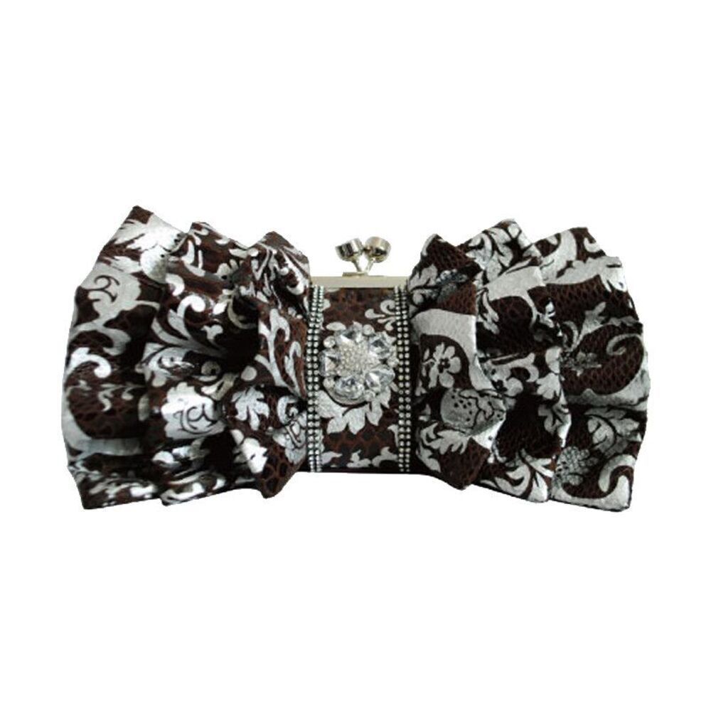 Brown Fashion Kiss Key Handbag